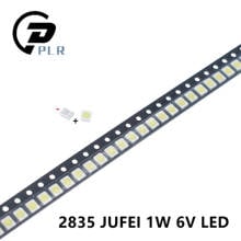 50PCS JUFEI LED Backlight 1210 3528 2835 1W 6V 96LM Cool white LCD Backlight for TV TV Application 01.JT.2835BPWS2-C 2024 - buy cheap