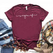 Camiseta vegana AF para mujer, camiseta divertida informal de algodón para mujer, camiseta Hipster, NA-351 2024 - compra barato