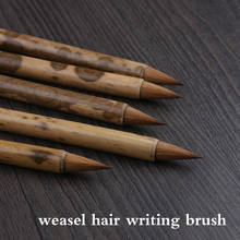 Chinese Weasel Hair Calligraphy Brush Caligrafia Exquisite Chinese Writing Brush for Samll Regular Script Painting Tinta China 2024 - buy cheap