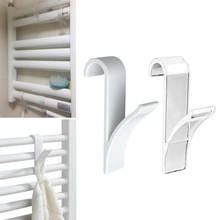 3pcs High Quality Hanger For Heated Towel Radiator Rail Bath Hook Holder Clothes Percha Plegable Scarf Hanger Dropshipping 2024 - buy cheap