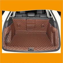 for audi q3 Leather Car Trunk Mat Cargo Liner 2019 2020 rug carpet luggage accessories boot 2024 - buy cheap