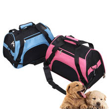 Bolsa transportadora de cães e gatos, bolsa de viagem macia, portátil, sacola respirável, pequena, para animais de estimação 2024 - compre barato
