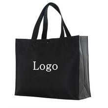 Индивидуальный логотип печать Дамская ручная сумка шоппинг дорожная Женская эко многоразовая сумка через плечо шоппер сумки 2024 - купить недорого