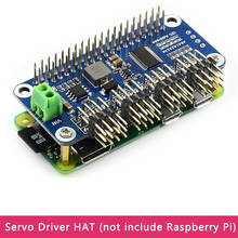 Raspberry Pi сервопривод шапка для Raspberry Pi 4 16-канальный 12-разрядный I2C Интерфейс под прямым углом выносной для 4B 3B + Zero 2024 - купить недорого