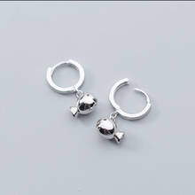 Silver Color Drop Earrings Charm Fish Metal Ear Jewelry Women Statement New Fashion Elegant Party Accessories Gift 2024 - buy cheap