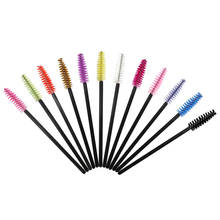 Wholesale Price 1000 pcs Disposable Eyelash Brushes Mascara Wands Applicator Curls eyelash  eyelash makeup tool 9 colors 2024 - buy cheap