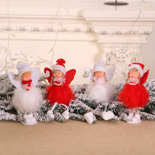 2019 рождественские украшения Рождественский подарок Санта Клаус Снеговик Дерево Игрушка Кукла подвесные украшения для дома 2024 - купить недорого