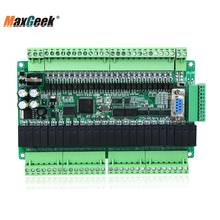 Maxgeek-controlador PLC FX1N FX2N FX3U-48MR/48MR, 24 entradas, 24 salidas de relé, 6 entradas analógicas, 2 salidas analógicas 2024 - compra barato