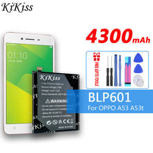 4300mAh BLP601 Li-Po Li-polymer Rechargeable phone battery Lithium Battery For OPPO F1S A59 A59M A59S A53 A53T A53M Smart Phone 2024 - buy cheap