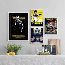 Us Movie Taxi Driver Classic Wall Art Canvas Painting high quality canvas material crime promotional poster 2024 - buy cheap