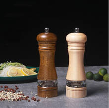 6 INCH Manual Pepper Spice Mill Grinder Wooden Grinder Kitchen Ceramic Grinder Pepper Cuisine Accessories Tool with Box 2024 - buy cheap