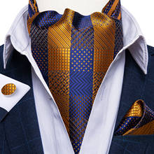 Мужской Шелковый галстук с узором пейсли в клетку с цветочным узором, золотой бирюзовый зеленый винтажный галстук-бабочка, Свадебный официальный платок, шарфы, карманный квадратный комплект, DiBanGu 2024 - купить недорого