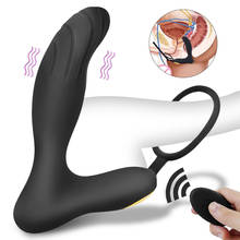 Vibrating Prostate Massager Men Anal Plug Remote Control Anal Vibrator Powerful Motors Patterns Butt Silicone Sex Toys for Adult 2024 - buy cheap