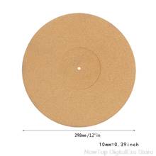 12 inch Cork Turntable Mat Audiophile Anti-Static Anti-Shake Slipmat LP Vinyl Record S18 20 Dropshipping 2024 - buy cheap