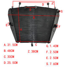 For Honda CBR1000RR 2008-2011 CBR1000 RA 2009 Motorcycle Engine Radiator Aluminium Motor Bike Replace Parts Cooling Cooler 2024 - buy cheap