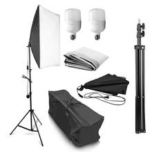 Caixa de iluminação para fotografia, equipamento para fotografia, softbox, profissional, 50x70cm, sistema de luz contínua, para gravação de fotos na moda, retrato 2024 - compre barato