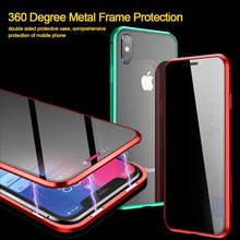 Модернизированные Магнитные защитные чехлы для iPhone SE 2020 12 11 Pro Max XS XR X 7 8 6 + 12 Mini 2024 - купить недорого