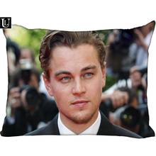 New Arrival Leonardo DiCaprio Rectangle Pillowcases (two-sides) zipper Custom Pillow Case More Size Custom your image gift 2024 - buy cheap
