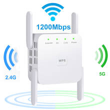 5G повторитель Wi-Fi репитер расширитель усилитель 2,4 г Roteador усилитель Wifi 300/1200 м сигнала Wi-Fi маршрутизатор длинные расширитель диапазона Dual 2024 - купить недорого