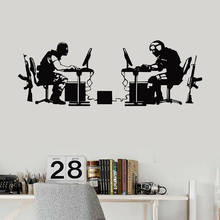 Gaming Vinyl Wall Decal Gamer Battle Video Game Wall Stickers Playroom Boys Room Teenagers Room Decoration Accessories X596 2024 - buy cheap