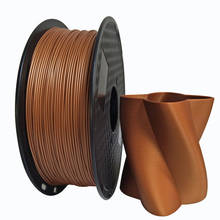 Filamento para impressora 3d 1.75mm, filamento metálico de cobre pla de 1kg/500g/250g, textura de metal, cobre, materiais de impressão pla 2024 - compre barato