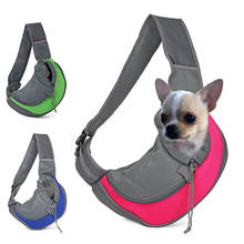 Newest Outdoor Mesh Breathable Pet Dogs Front Carrying Bags Oxford Travel Single Shoulders Carrier For Puppy Dogs Cats 2024 - buy cheap