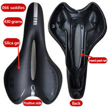 Shock Absorbing Hollow Bicycle Saddle PVC + GEL Fabric Soft Mtb Cycling Road Mountain Bike Seat Bicycle Accessories 2024 - buy cheap