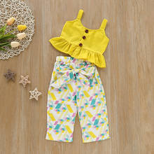 Free shipping Toddler Infant Kids Baby Girl Top T-shirt+Long Pants Outfits Set Clothes Set 2024 - buy cheap