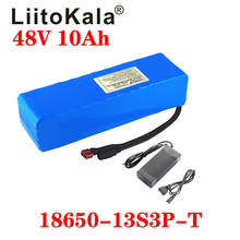 LiitoKala e-bike battery 48v 10ah li ion battery pack bike conversion kit bafang 1000w and charger 2024 - buy cheap