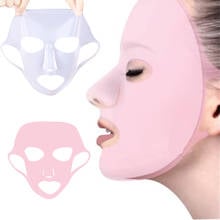 Silicone Face Mask for the Face Sheet Mask Anti-off Mask Ear Fixed Prevent Essence Evaporating Reusable Face Mask Skin Care Tool 2024 - buy cheap