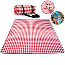 Camping Beach Plaid Picnic Mat Outdoor Folding Moistureproof Waterproof Blanket Thicken Pad Breathable Soft Blanket Tourist Pad 2024 - buy cheap