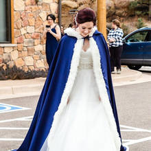 Winter Keep warm Wedding Cloaks Fashion Satin Cape Cloak Medieval Renaissance Wedding Bridal Wraps Christmas Cloak 2024 - buy cheap