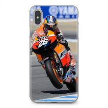 Dani Pedrosa 26 мотоцикл autobike для Samsung Galaxy A10 A30 A40 A50 A60 A70 S6 Active Note 10 Plus Edge M30 мягкий кожаный чехол 2024 - купить недорого