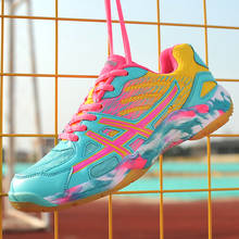 Sapatos de vôlei masculino feminino com sapatos de esporte antiderrapante usar sapatos casuais tênis de badminton leve macio 2024 - compre barato
