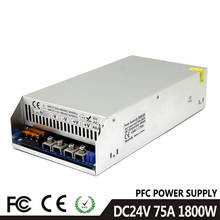 Single Output DC24V PFC Switching Power Supply 75A 1800W Driver Transformer 110V 220V AC To DC 24V SMPS Module for LED CNC Print 2024 - buy cheap