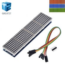 GREATZT  MAX7219 Dot Matrix Module For Arduino Microcontroller 4 In One Display with 5P Line 2024 - buy cheap