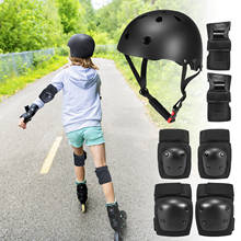 7 in 1 Outdoor Helmet Sport Elbow Knee Pads Skating Protective Gear Sets Elbow Knee Pads 7pcs Bike Cycling Skateboard Adult Kid 2024 - buy cheap