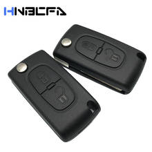10pcs 2 buttons Car key shell Fob For Peugeot 407 206 307 308 207 408 For Citroen C3 Picasso Replacement Remote key Case Cover 2024 - buy cheap