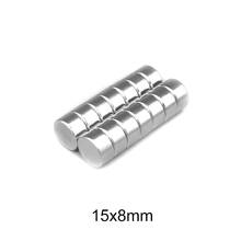 2/5/10/20/30pcs 15x8 Small Magnets 15mmx8mm N35 circular Neodymium Magnet 15x8mm Permanent NdFeB Magnet 15*8 Disc magnet 2024 - buy cheap