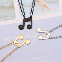 ZRM 2Pcs/set Best Friends Necklace For Women Girls Musical Note Gold Necklaces Friendship Forever BFF Charm Gifts 2024 - buy cheap