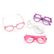 Аксессуары для куклы игрушки подарок для детей милые очки для кукол подходит 18 дюймов для круглые солнцезащитные очки 2024 - купить недорого