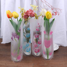 Пластиковая Складная ваза с цветами из ПВХ, 27X12 см 2024 - купить недорого