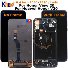 Оригинальный ЖК-дисплей для Huawei Honor View 20, сенсорный дигитайзер в сборе для Honor V20, ЖК-дисплей с рамкой и инструментами 2024 - купить недорого