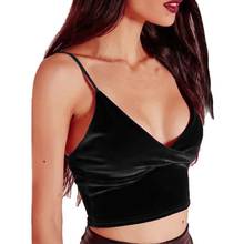 Vintage Black Tops For Women Crop Top V-neck Camis Top Tank Sexy Sleevelss Backness Flannel Waistcoat Tee Streetwear Camisole 2024 - buy cheap