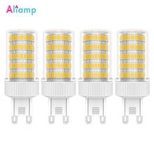 G9 LED Bulbs 10W Warm White 3000K Lamp 76 SMD 2835LEDs Bulb Super Bright 800LM No Flicker AC220V-240V [Energy Class A+] 4PACK 2024 - buy cheap