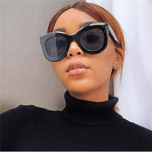 HKNA Oversized Retro Sunglasses Women Luxury Designer Sunglasses Women Vintage Cat Eye Sun Glasses Men Gafas De Sol Hombre UV400 2024 - buy cheap