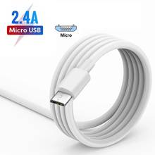 Cables Micro USB blancos para Android, cable micro-usb para Samsung, Huawei, Xiaomi, redmi, acceso de teléfono móvil 2024 - compra barato