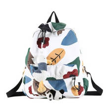 Mochila escolar grande para estudiantes, morral escolar con estampado, impermeable, para libros de escuela primaria, para chicas adolescentes, novedad 2024 - compra barato