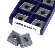 CNMG120404 CNMG120408 NN LT10 carbide inserts metal lathe tool  External turning tool CNC Lathe tools turning insert 2024 - buy cheap