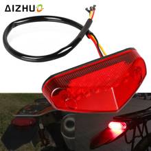 Ttr 125 l 125l 250 600 moto transformar luzes de sinalização universal para yamaha ttr125 ttr125l ttr250 ttr600 bicicleta da sujeira luz traseira 12led 2024 - compre barato